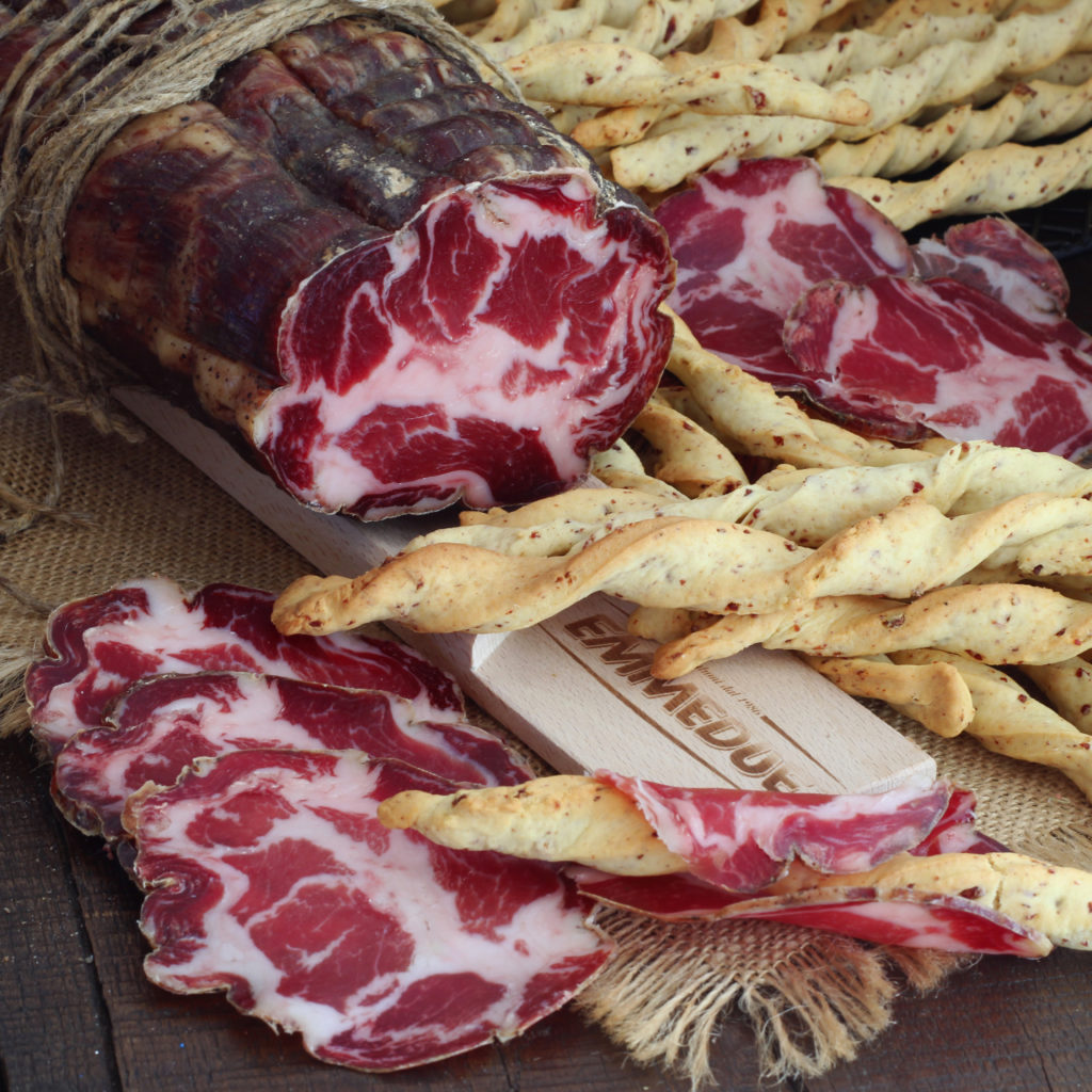 salame e grissini